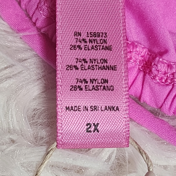 SKIMS Plunge Bras | Womens Micro Cording String Triangle Bra Neon Orchid/ 2X/NWT - Picture 4 of 8